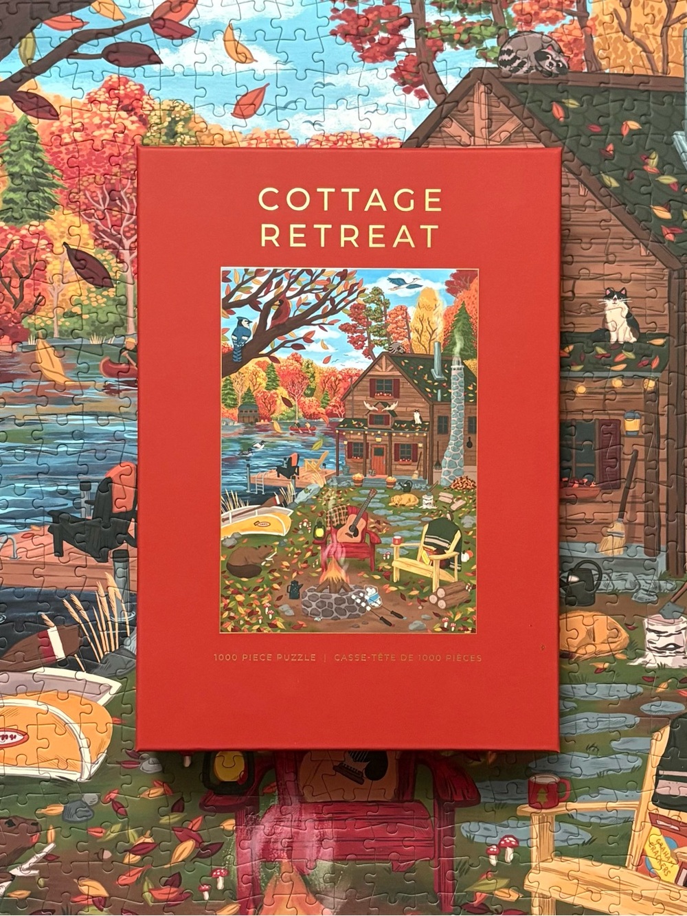 Cottage Retreat 1000-Piece Puzzle, Hobbry